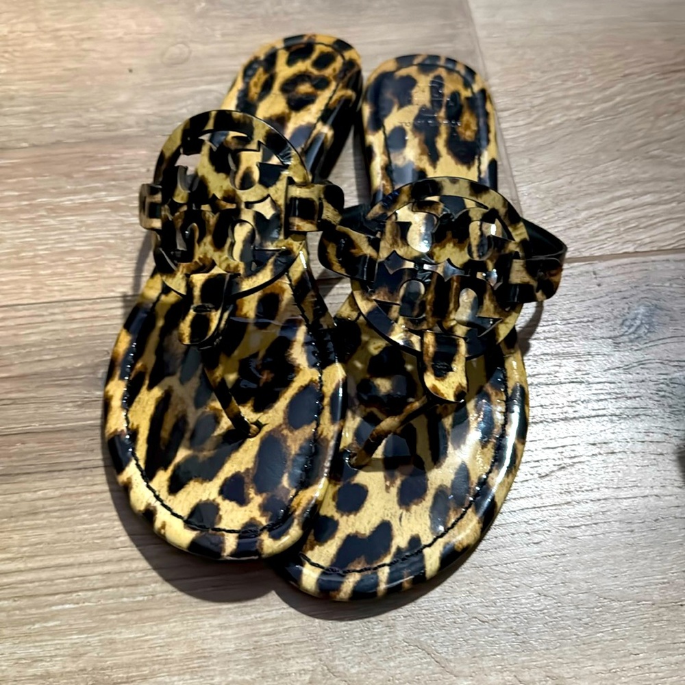 Tory Burch cheetah sandals